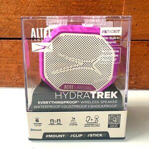 Altec Lansing HydraTrek Bluetooth Waterproof Speaker NEW Purple Waterproof